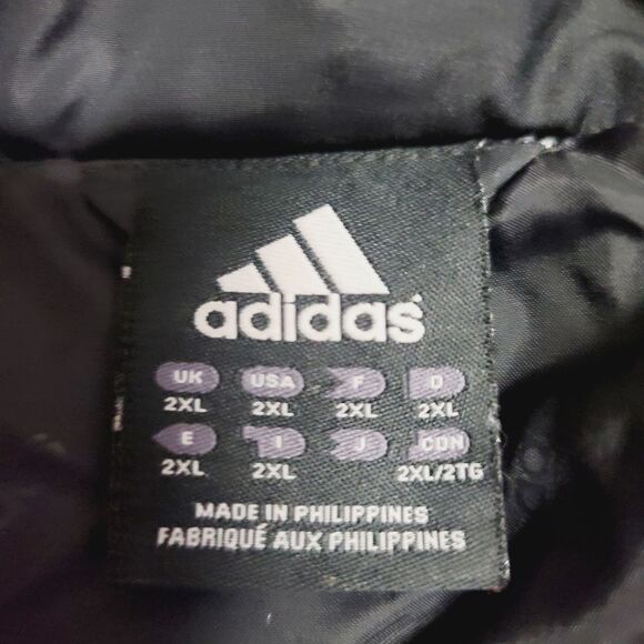 Adidas men quilted black jacket 2XL - Picture 6 of 13